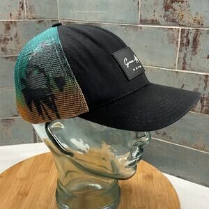 Grace Folly Tropical Beach Coastal Design Trucker Hat